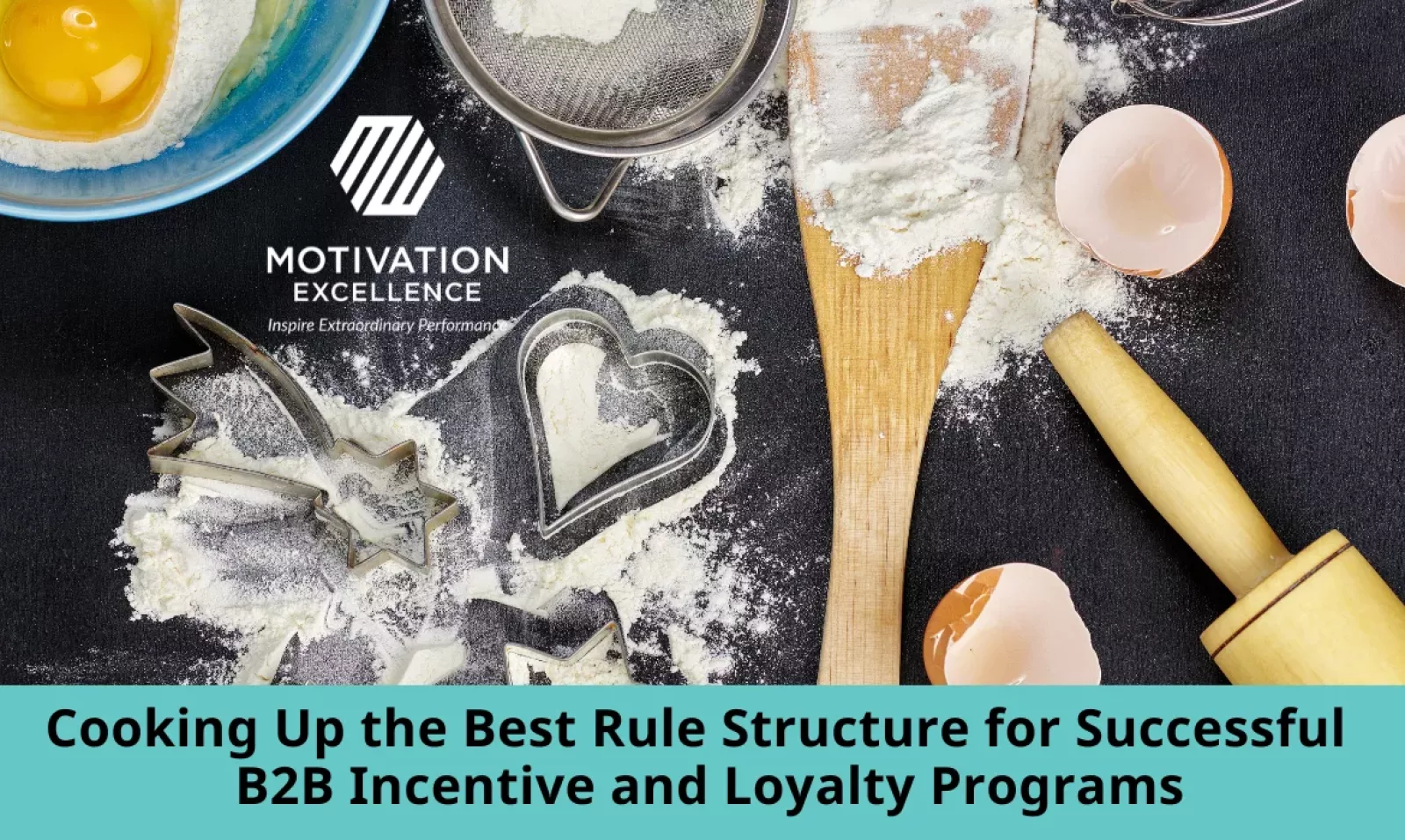 Countertop with cooking utensils and flour