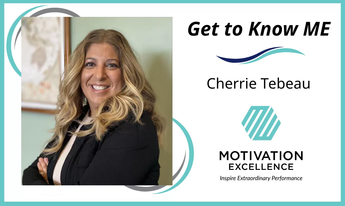 Photo of Cherrie Tebeau with the title Get to Know ME